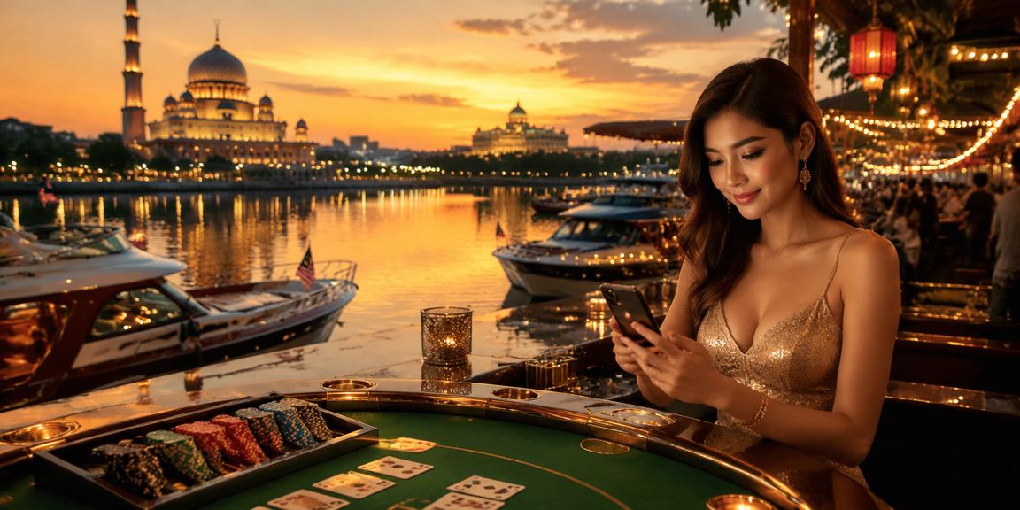 Pengguna Putrajaya menikmati permainan baccarat langsung selepas mendaftar di gun125