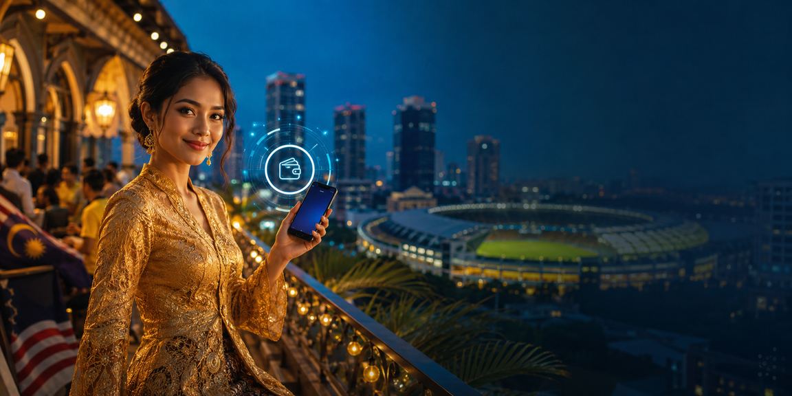 Pengguna Selangor melakukan deposit selamat melalui gun125 menggunakan telefon pintar